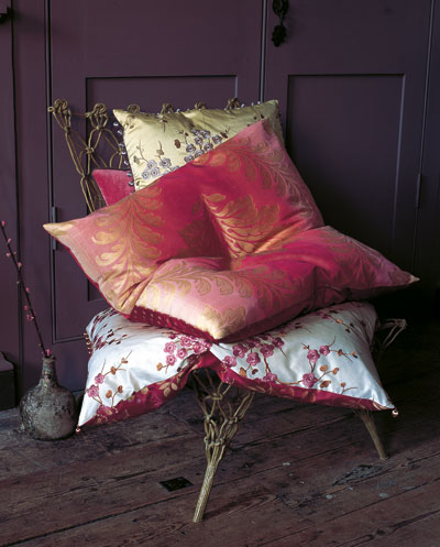 Fabrics: Emperor's Garden, The Interior Library - Interior Designers, Dublin, Ireland.