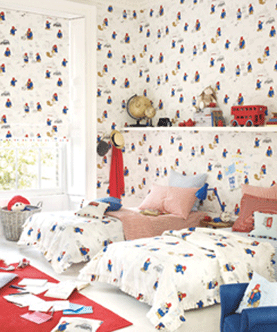 Fabrics: Paddington Bear, The Interior Library - Interior Designers, Dublin, Ireland.