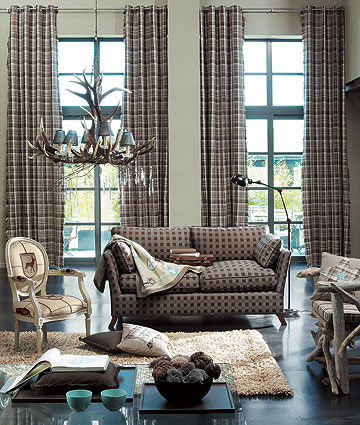 Fabrics: Vancouver, The Interior Library - Interior Designers, Dublin, Ireland.